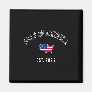 Golf Retro of US America Est 2025 American Flag Magnet