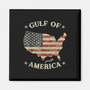 Golf Retro of US America Est 2025 American Flag Magnet