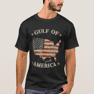 Golf Retro of US America Est 2025 American Flag T-Shirt