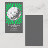 Golf: Retro Strahlen: Visitenkarte (Vorne/Hinten)