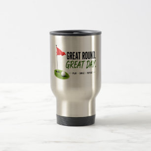 Golf-Rote-Flagge-Golf-Lifestyle-Typografie-Design  Reisebecher