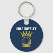 Golf Royalty Custom Sponsor QR Code Schlüsselanhänger (Vorderseite)