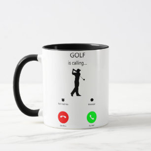 Golf ruft, Geschenk für Golfer, Golfer-Geschenk Tasse