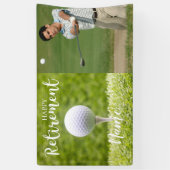 Golf-Ruhestand - Erstellen Sie Ihren eigenen Banner (Vertikal)