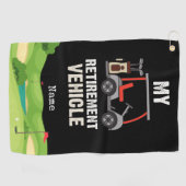 Golf-Ruhestand Golfhandtuch (Horizontal)