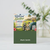 Golf-Ruhestand in Florida Postkarte (Stehend Vorderseite)