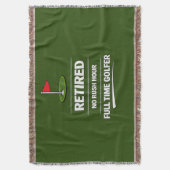 Golf-Ruhestand mit Golf-Flagge auf Grün Decke (Vorderseite Vertikal)