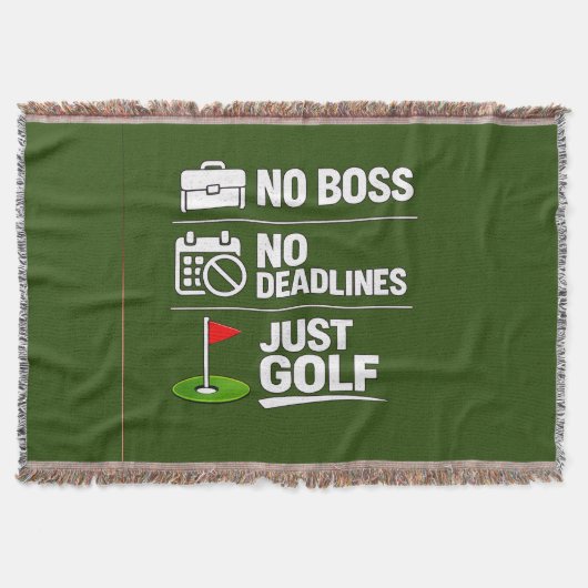 Golf-Ruhestand mit Golf-Flagge auf Grün Decke (Vorderseite)