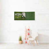 Golf-Ruhestand mit Golfball auf Grün Banner (Insitu)