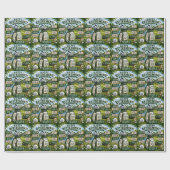 Golf-Ruhestand mit lustigem Wort Geschenkpapier (Flach)