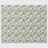 Golf-Ruhestand mit lustigem Wort Geschenkpapier (Flach)