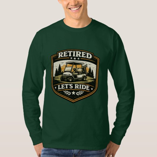 Golf-Ruhestand T-Shirt (Vorderseite)