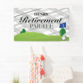 Golf-Ruhestands-Party Banner (Insitu)