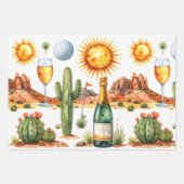 Golf-Ruhestandsfeier in Arizona Geschenkpapier Set (Vorderseite 2)