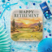 Golf-Ruhestandsfeier in Arizona Pappteller (Party)