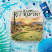Golf-Ruhestandsfeier in Arizona Pappteller (Party)