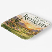 Golf-Ruhestandsfeier in Arizona Pappteller (Gewinkelt)