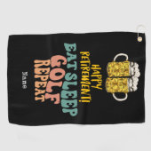 Golf-Ruhetuch für Golfer Golfhandtuch (Horizontal)