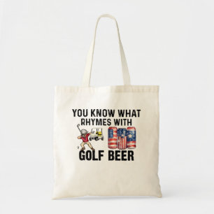 Golf RULES lustiges Sprichwort für Golfer Tragetasche