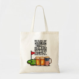 Golf RULES lustiges Sprichwort für Golfer Tragetasche