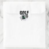 GOLF RUNDER AUFKLEBER (Tasche)