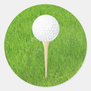 Golf Runder Aufkleber