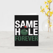 Golf Same Hole Funny Golfgeschenk für Golf Karte (Gelbe Blume)