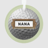Golf-Sammelobjekt Ornament (Rückseite)