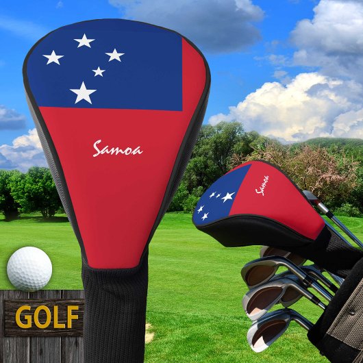 Golf Samoa & Samoa Flag / Golf Clubs Abdeckung Headcover