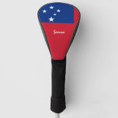 Golf Samoa & Samoa Flag / Golf Clubs Abdeckung Headcover (Vorderseite)