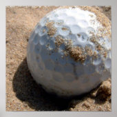 Golf Sand Trap Print Poster (Vorne)