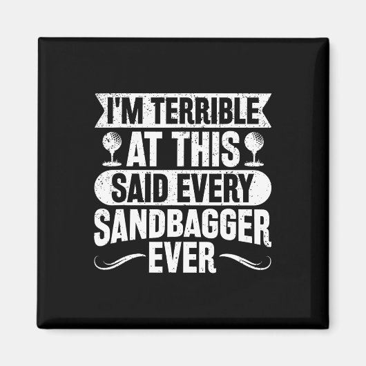 Golf-Sandbagger Magnet (Vorne)