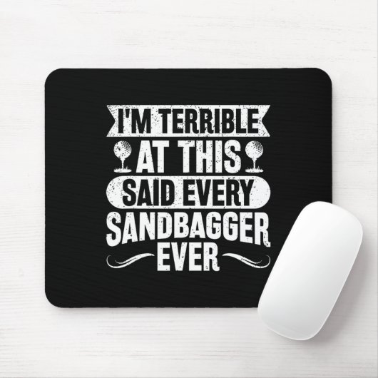 Golf Sandbagger Mousepad (Mit Mouse)