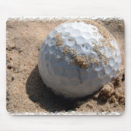 Golf-Sandgrube-Entwurfs-Mausunterlage Mousepad (Vorne)