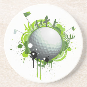 Golf Sandstein Untersetzer