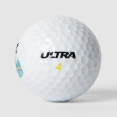 Golf Santa Claus Golf am Nordpol Weihnachten Golfball (Logo)