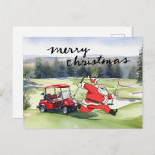 Golf Santa Claus Golfen Weihnachten Thema (Vorne/Hinten)
