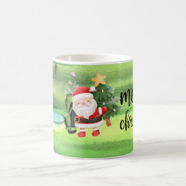 Golf Santa Claus golfen zu Weihnachten Kaffeetasse