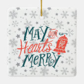 Golf Santa Claus mit Weihnachtsbaum für Golfer Keramikornament (Rückseite)