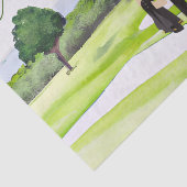 Golf Santa Claus Weihnachten für Pilot Golf Party Seidenpapier (Detail)