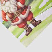 Golf Santa Claus Weihnachten für Pilot Golf Party Seidenpapier (Detail)