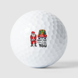 Golf Santa May der Platz sein mit Ihnen Weihnachte Golfball