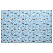 Golf Santa on Light Blue Stoff (Fat Quarter (45,7 x 55,9 cm))