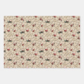 Golf Santa on Light Tan Geschenkpapier Set (Vorderseite 3)