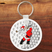 Golf Santa Schlüsselanhänger (Vorderseite)