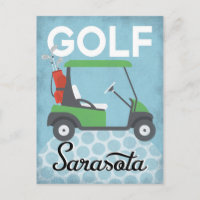 Golf Sarasota Florida - Retro Vintage Reisen