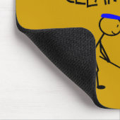 Golf "SAUBERE BÄLLE" Golf-Spaß-Geschenke Mousepad (Ecke)