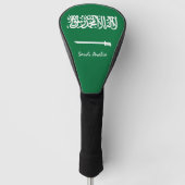 Golf Saudi Arabien & Saudi Flagge / Golf Clubs Abd Golf Headcover (Vorderseite)