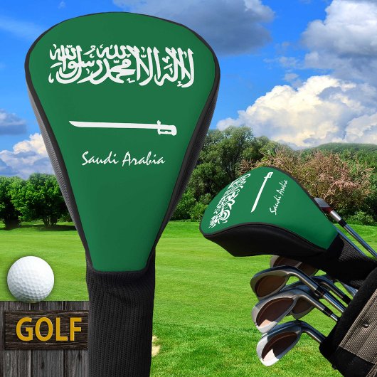 Golf Saudi Arabien & Saudi Flagge / Golf Clubs Abd Headcover