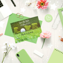 Golf Save the Date für Golfer mit Liebe